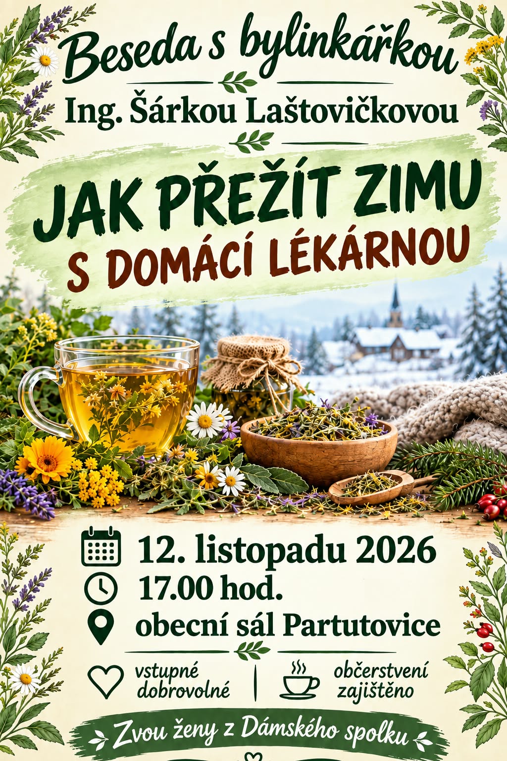 Beseda s bylinkarkou 12112026